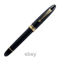 Omas Ogiva Fountain Pen in Nera with Gold Trim Fine Point NEW in Box