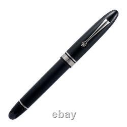 Omas Ogiva Fountain Pen in Nera with Silver Trim Medium Point NEW in Box
