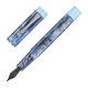 Opus 88 Demonstrator Fountain Pen In Sapphire Broad Point- New In Box