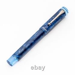 Opus 88 Demonstrator Fountain Pen in Sapphire Broad Point- NEW in box