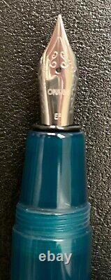 Opus 88 Fantasia Fountain Pen Blue Extra Fine New in Original Box