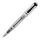Opus 88 Omar Fountain Pen In Clear Demonstrator Broad Point New In Box