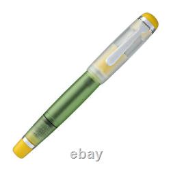 Opus 88 OMAR Fountain Pen in Yellow 1.5mm Stub Nib NEW in Original Box