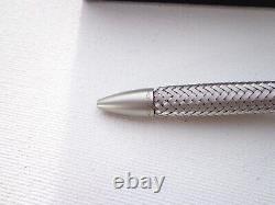 PORSCHE DESIGN Tec Flex Silver Stainles ballpoint pen NEWithbox manual/guarantee c