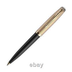 Parker 51 Ballpoint Pen in Black with Gold Trim NEW in Original Box 2123513