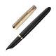 Parker 51 Fountain Pen In Black With Gold Trim 18k Gold Fine Point -new In Box