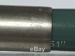 Parker 51 Uninked Aerometric Navy Grey Chalk Marks Lustaloy Cap Box Mint