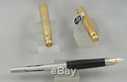 Parker 75 18kt Gold Filled Rainbow Fountain Pen in Box 1970's Mint, Unused