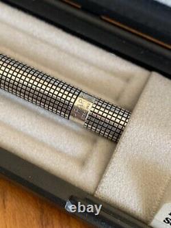 Parker 75 Classic Ballpoint Pen Sterling Silver New In Box with Sleeve
