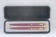 Parker Classic Burgundy & Gold Ballpoint Pen / New In Box / Made In Usa / 68032