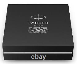 Parker Duofold 135th Anniversary Black & Gold Fountain Pen New In Box Sealed