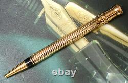 Parker Duofold Ballpoint Pen 23k Gold Plated New In Box New 91332
