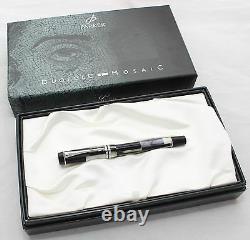 Parker Duofold Centennial Mosaic Fountain Pen 18Kt Gold New In Box With Papers