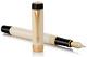 Parker Duofold Classic Fountain Pen Ivory & Black Int 18k Gold Med Pt New In Box