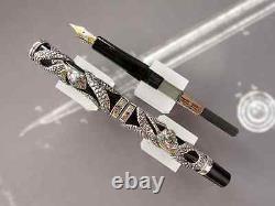 Parker Duofold Limited Edition Sterling Snake Fountain Pen New In Box # 147