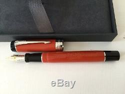 Parker Duofold Orange Burst Pen Big Vintage Fountain Pen New With Box