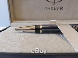 Parker Duofold Special Edition Navy Pinstripe Ballpoint Pen New In Box Beauty