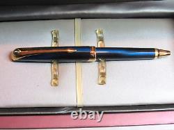 Parker Ellipse Ballpoint Ball Pen Blue and 23Kclip Blue Ink New In Box