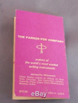 Parker Holy Water Sprinkler in orginal box with instuctions-Gold Cap