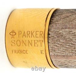 Parker Sonnet Fougere Rollerball Pen Sterling Silver & Gold New In Box