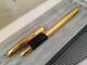 Parker Sonnet Fountain Pen Cascade Gold 18kt Gold Med Pt New In Box Rare Pen