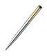 Parker Vector Steel Ball Point Pen Gold Plated Clip Retractable Gt Gift Boxed