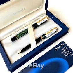 Pelikan Black/green M800 Fountain Pen & K800 Ballpoint Pen Box