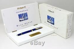 Pelikan Blue Ocean Limited Edition M800 Old Style Fountain Pen GT 18C M Box
