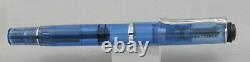 Pelikan M205 Transparent Sky Blue 2009 SE Fountain Pen New in Box Fine Nib