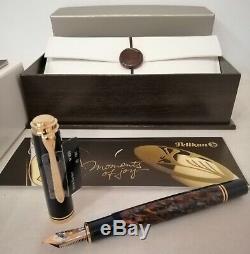 Pelikan Souveran Fountain Pen M800 Stone Garden F #810074 New In Box