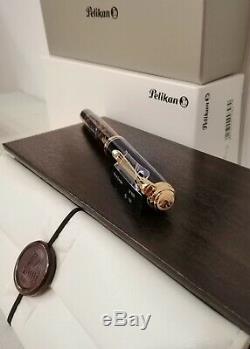 Pelikan Souveran Fountain Pen M800 Stone Garden F #810074 New In Box