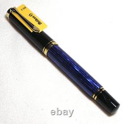 Pelikan Souveran R400 Roller Ball Pen Blue & Black New In Box Product
