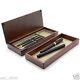 Pencil Fountain Pen Case Box Wooden Stationery Craft Made In Japan F/s Tracking