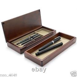 Pencil Fountain Pen Case Box Wooden Stationery Craft Made in Japan F/S Tracking
