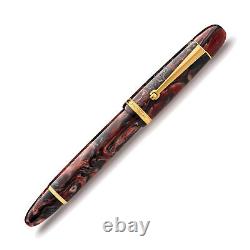 Penlux Masterpiece Grande Fountain Pen in Marble Wave Medium Point- NEW in Box