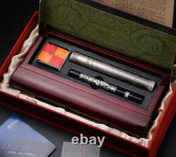 Picasso 14k Dream Collection Fountain Pen Medium with Gift Box, Gray Metal