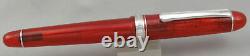 Platinum #3776 Century Carnelian Red Ltd Ed Fountain Pen In Box 14kt Nib
