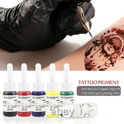 Professional Tattoo Rotary Pen Machine Kit with Tattoo Box Mast Set Body Art