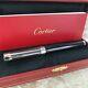 Rare Authentic Cartier Fountain Pen Pasha Barcode 18k Gold Nib Withbox&paper(mint)