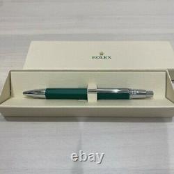 ROLEX ballpoint pen with green color logo, boxed, not for sale, new and unused