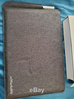 Remarkable tablet, case, pen and original box 2 months old works great no flaws
