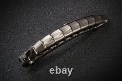 Rike Knife Alien 4 Titanium Damasteel with Tool Pen Set NEW IN BOX