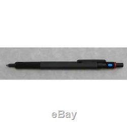 Rotring 600 Black Ballpoint Pen Hexagonal Pen Knurled Grip New In Box