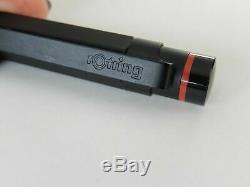 Rotring 600 Hexagonal Black Rollerball Pen New In Original Box 46576