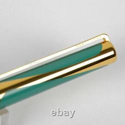 S. T. Dupont Art Nouveau Fountain Pen, Green (1993) New In Box