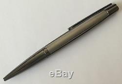S. T. Dupont Defi Ball Point Pen, Titanium and Gun Metal, 405705, New In Box