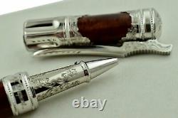 S. T. Dupont L. E Wild West Convertible Fountain Pen & Pen Case 141065 New In Box