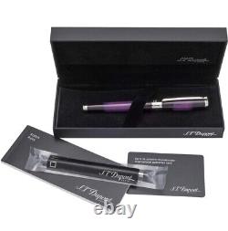 S. T. Dupont Line D Rollerball Pen Purple Lacquer, 412709 (ST412709), New In Box