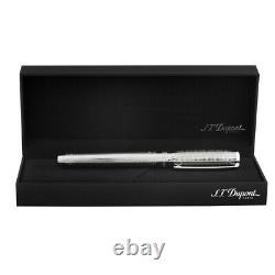 S. T. Dupont Line D Rollerball Pen Silver Arabesque 412673 (ST412673) New In Box