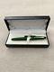 Sailor Magellan Fountain Pen, Green Marble 14kt Nib, Excellent Condition With Box